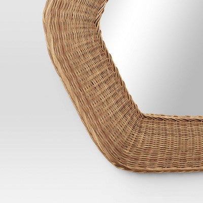  30"x33" Woven Wall Mirror - Threshold™